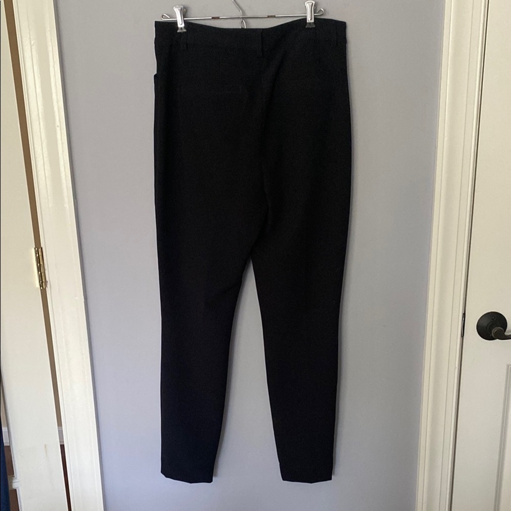 Express Editor Skinny Black Tapered Trousers with Modern Fit - Picture 8 of 9